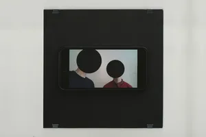 Black carnation artwork