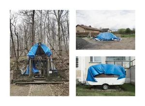 Blue Hideouts artwork