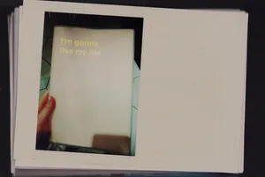 “I am gonna live my life” artwork