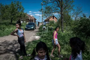 Village youth in Hungary artwork